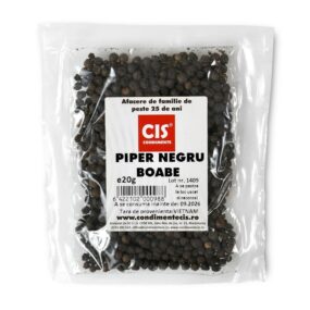 Piper Negru Boabe 20g - plic